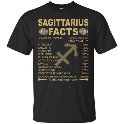 Sagittarius Zodiac T Shirt Sagittarius Facts T Shirt Tank Top