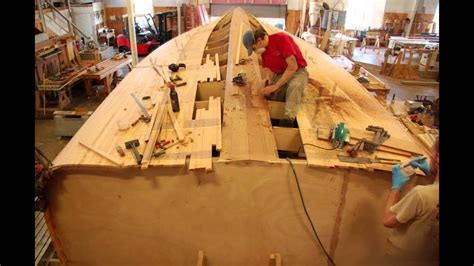 Time Lapse Of Cold Molded Wooden Boat Building Stage 1 Youtube