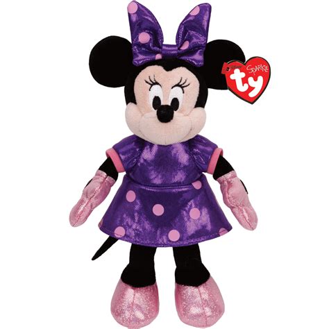Minnie Mouse Wsparkle Purple Ty Store