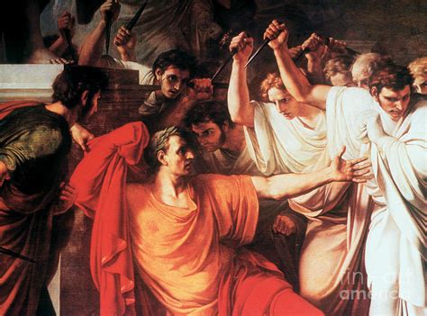 The Death Of Julius Caesar Painting By Vincenzo Camuccini Pixels