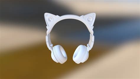 Cat Ear Headphone 3d Model By Solomon Mejorada Mejoradasolomon