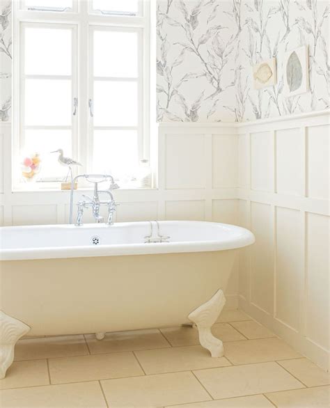 Grey Floral Peel And Stick Removable Wallpaper 4492 Small Bathroom