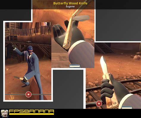 Butterfly Wood Knife Team Fortress 2 Mods