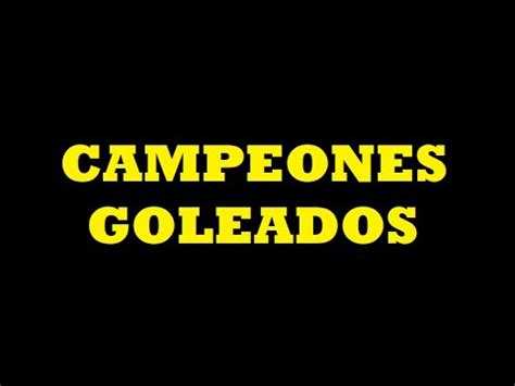 Las Peores Goleadas Que Recibieron Los Campeones Del F Tbol Argentino