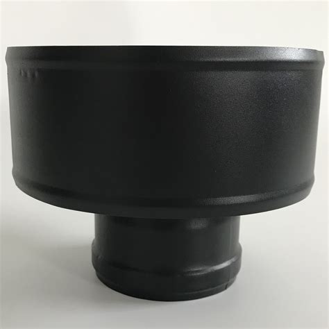 Non Insulation Telescoping Stove Pipe , Black Wood Stove Pipe Adaptor