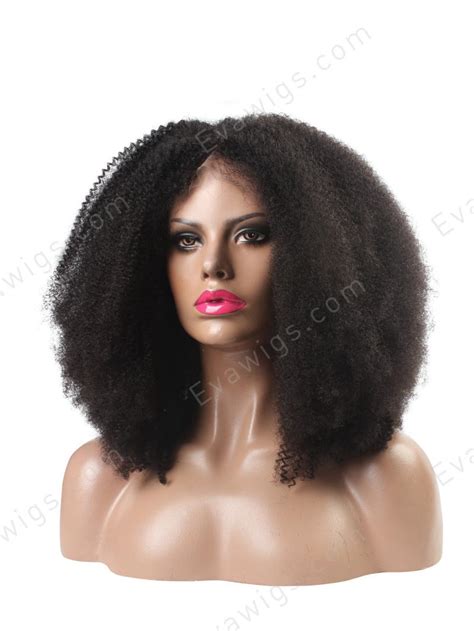 Featuring a variety of lengths, styles & colors. 4B-4C Hair Natural Afro Kinky Curly Remy / Virgin Human ...