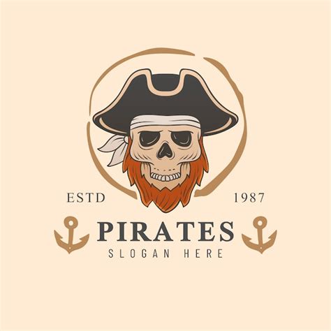 Premium Vector Pirate Logo Template Design
