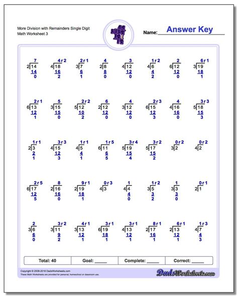 See more ideas about math division, 3rd grade math, math classroom. Division with Remainders