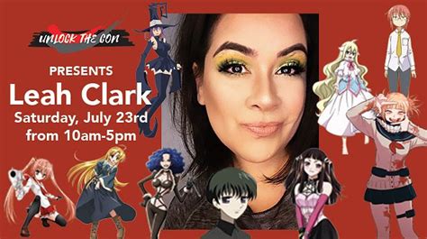 Unlock The Con Presents Voice Actress Leah Clark Tickets At Auburn Outlet Mall In Auburn By