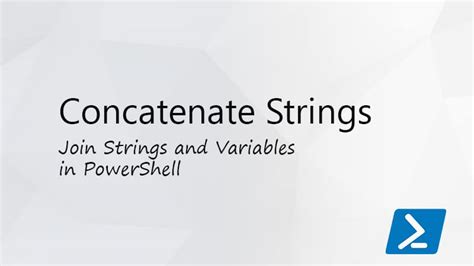 How To Concatenate A String In Powershell — Lazyadmin