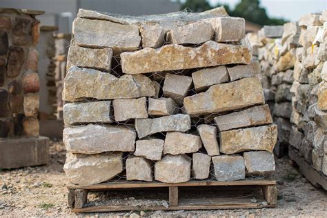Chopped And Stacked Stone In Stock And Ready For Residential And