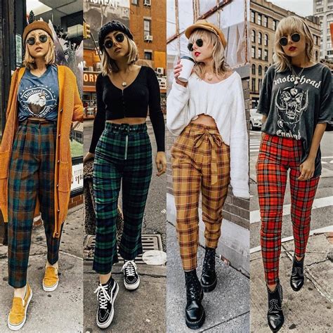 grunge fashion on instagram “which outfit is your fav 1 4” retro outfits outfits casual