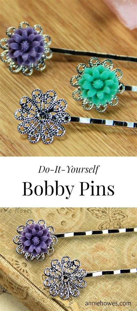 These diy hair pins are so quick and easy! 15mm Silver Plated Hair Pins (10 Pack) | Jewelry crafts, Hair accessories, Diy hair accessories