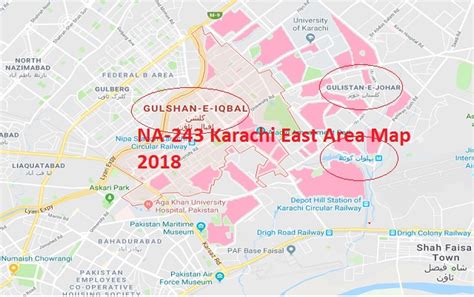 Na 243 Karachi East Area Map Election 2018 Candidate Pti Imran Khan