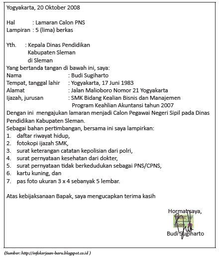 Materi Bahasa Indonesia Surat Lamaran Pekerjaan Homecare24