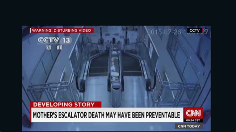 Mothers Escalator Death May Have Been Preventable Cnn Video