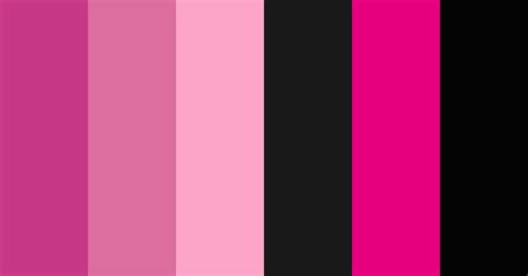 Pink And Black Color Scheme Black