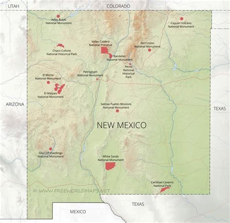 Rocky Mountains New Mexico Map Kaleb Watson