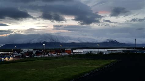 The Skies Covering Mount Esja Reykjavík Iceland Rpics