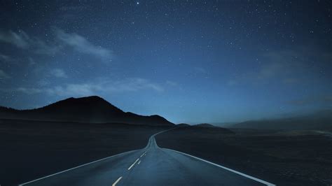 1920x1080 Lonely Road At Night 1080p Laptop Full Hd Wallpaper Hd