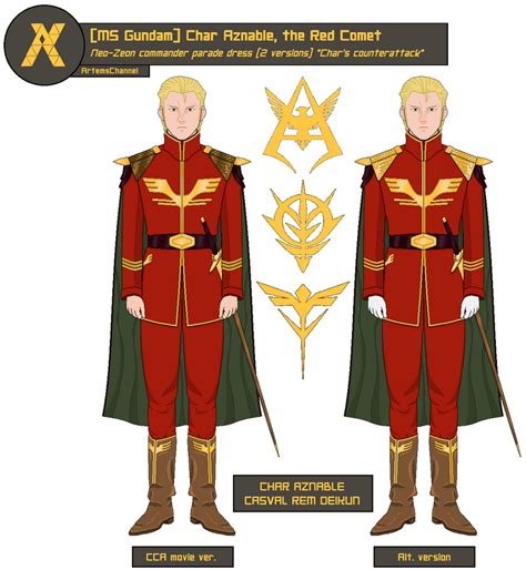 Mobile Suit Gundam Char Aznables Neo Zeon Dress By Artemschannel On