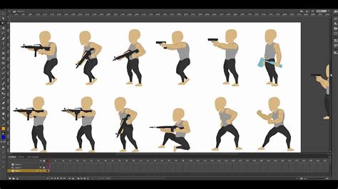 Cutout Animation On Adobe Animate Youtube