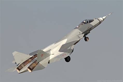 T 50 Pak Fa Fighter Aircraft Performs During Celebrations To Celebrate