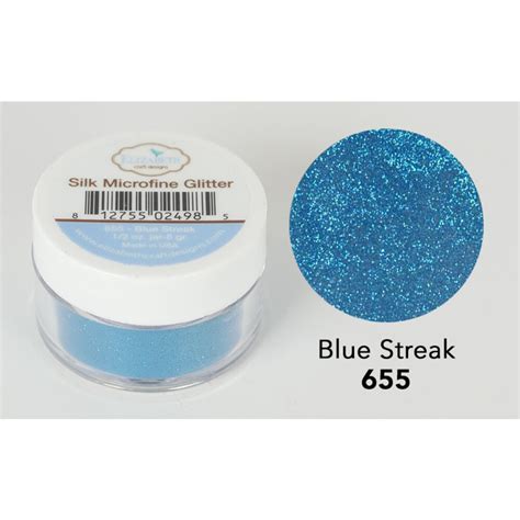 Silk Microfine Glitter Blue Streak 12oz 655 Craftlines Bv