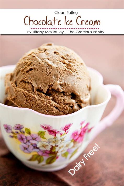 This Clean Eating Dairy Free Chocolate Ice Cream Is Perfect For Your