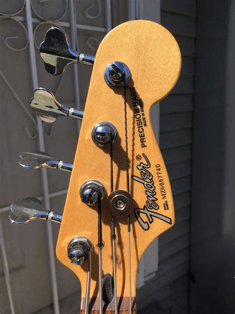 Sold Fender Precision Bass Jr Short Scale Red Talkbass Com