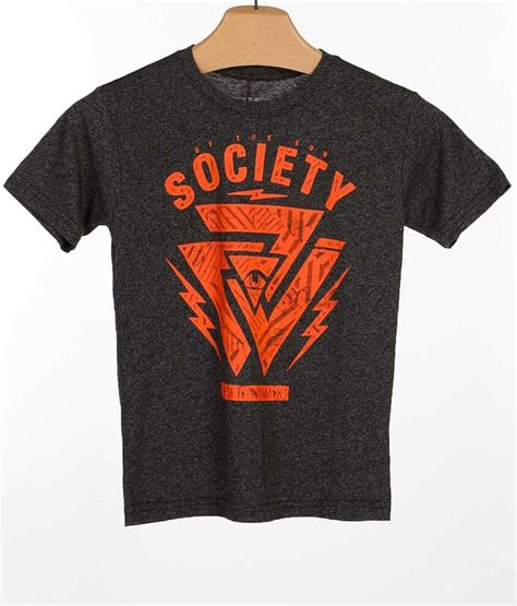 Boys Society Turn Up T Shirt Boys T Shirts In Black Buckle