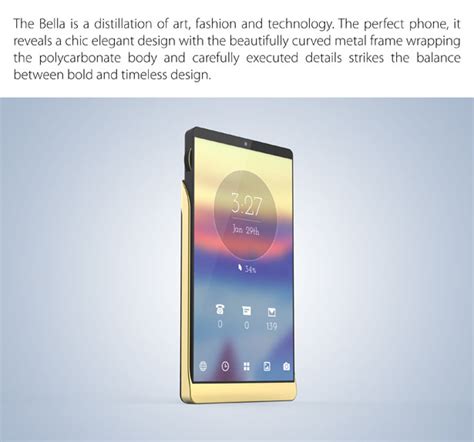 Elegant Bella Concept Phone Design By Abhi Muktheeswarar Tuvie Design