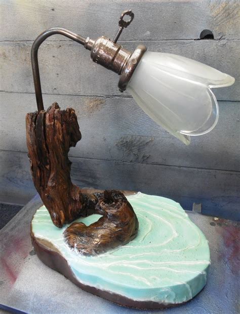 Driftwood Lamp Driftwood Lamp Steampunk Lamp Lamp