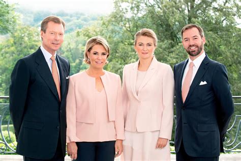 Luxembourg Photo De Famille Noblesse And Royautés Nassau Prince