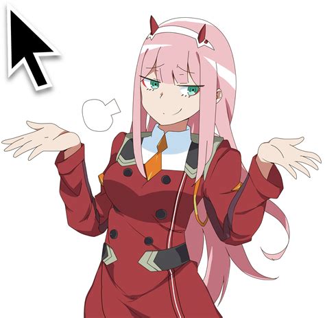 I Made A Zero Two Cursor For Zerotwosday Download In Comments R