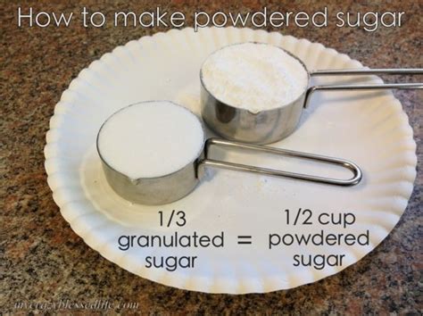 How To Make Powdered Sugar My Crazy Blessed Life Make Powdered