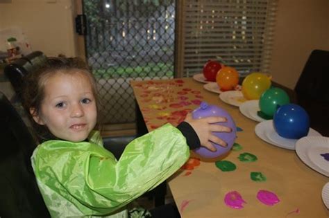Balloon Splatter Painting Fun Craft Activity Finlee And Me