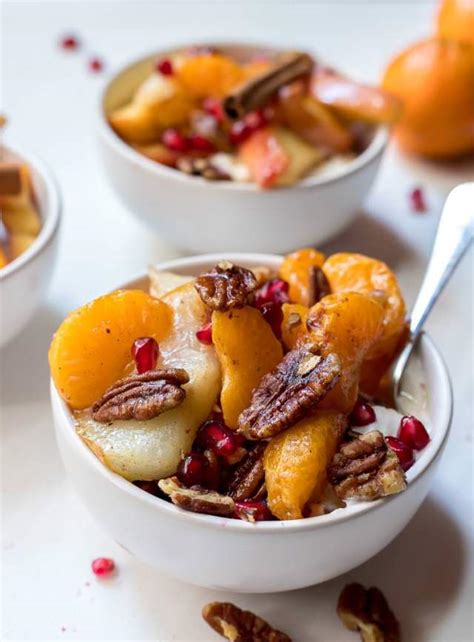 Spiced Baked Apples Pears And Mandarins Wonkywonderful