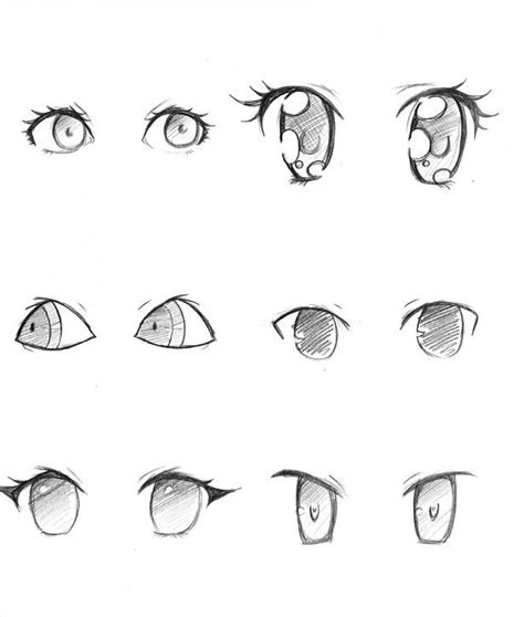 Manga Eyes Von Capochi Auf Deviantart In 2020 Easy Eye Drawing