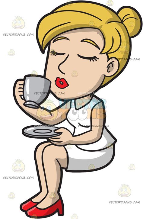Women Drinking Coffee Clipart Free Download On Clipartmag