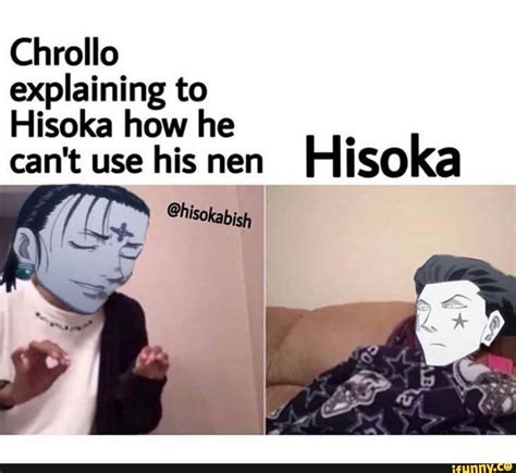 Chrollo Explaining To Hisoka How He Cant Use His Nen Hisoka