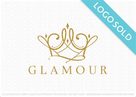 Glamour Crown Buy Premade Readymade Logos For Sale