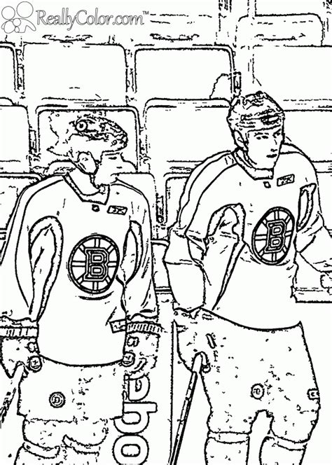 Boston Bruins Coloring Pages Coloring Home