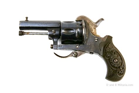 Antique Pinfire Revolver Sn 5858