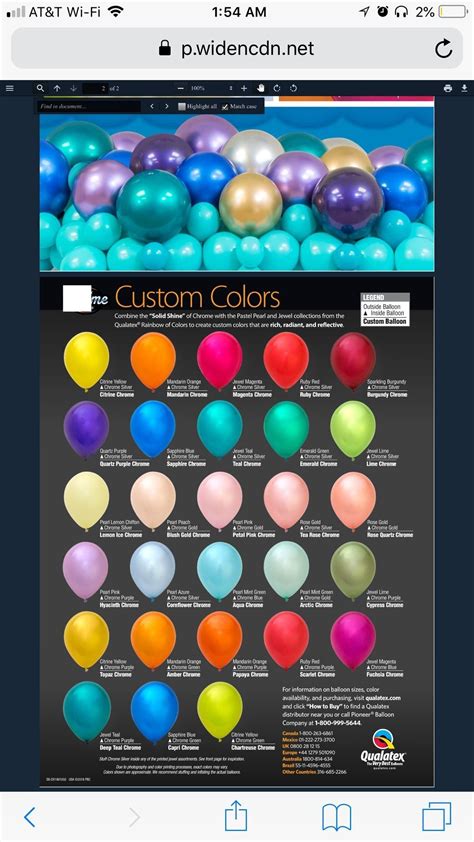 Custom Chrome Colors Qualatex Balloons Custom Balloons Balloons