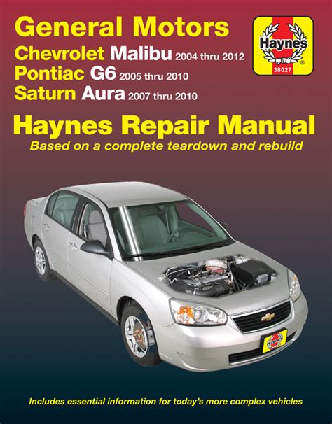 Repair Manuals And Guides For Pontiac G6 2005 2010 Haynes Manuals
