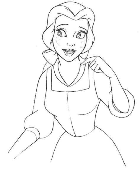 Disney Belle Drawing At Getdrawings Free Download