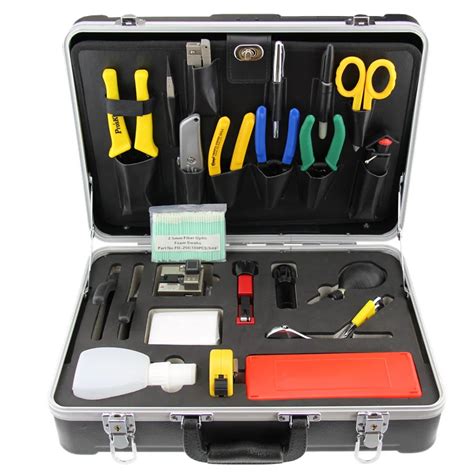 Deluxe Fiber Optic Cable Fusion Splicing Tool Kit Ih Tk65 In Telecom