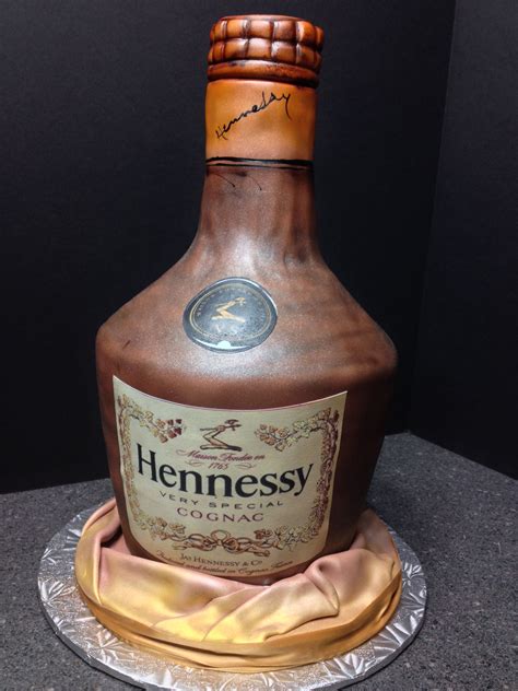 Hennessy Cake Liquor Bottle Cake Hennessy Cake Realistic Cakes