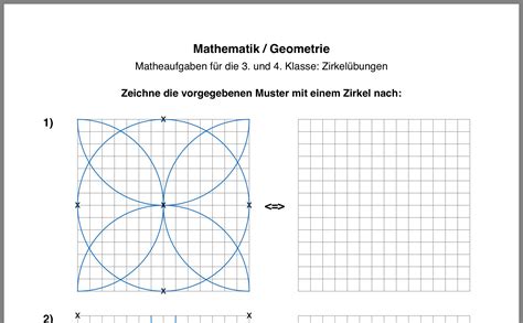Als handwerkliches werkzeug werden allerdings zumeist zirkel benutzt, die in details anders konstruiert sind. Mit Zirkel Zeichnen 4 Klasse - Malvorlagen